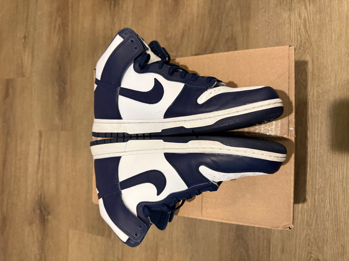 Nike Dunk High Midnight Navy(Pre-Owned/No Box)