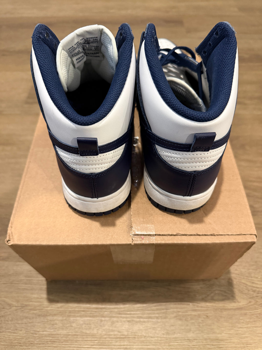 Nike Dunk High Midnight Navy(Pre-Owned/No Box)