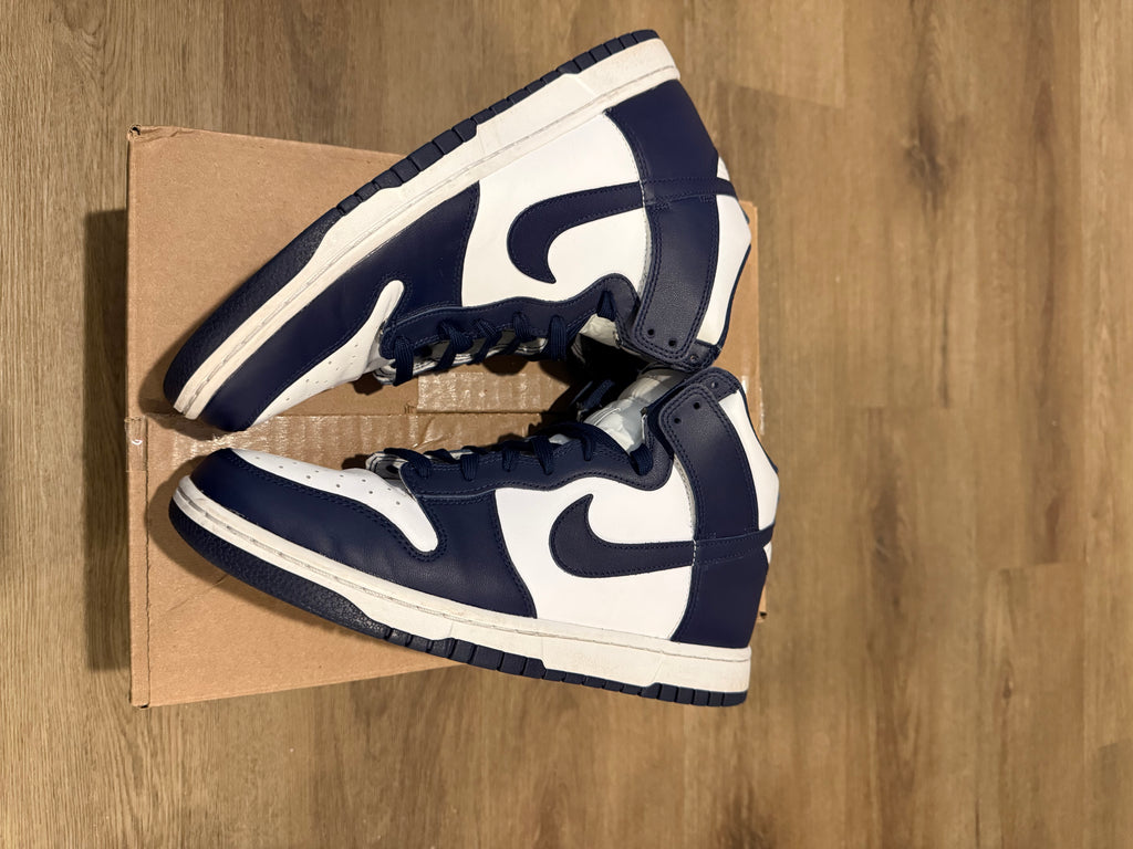 Nike Dunk High Midnight Navy(Pre-Owned/No Box)