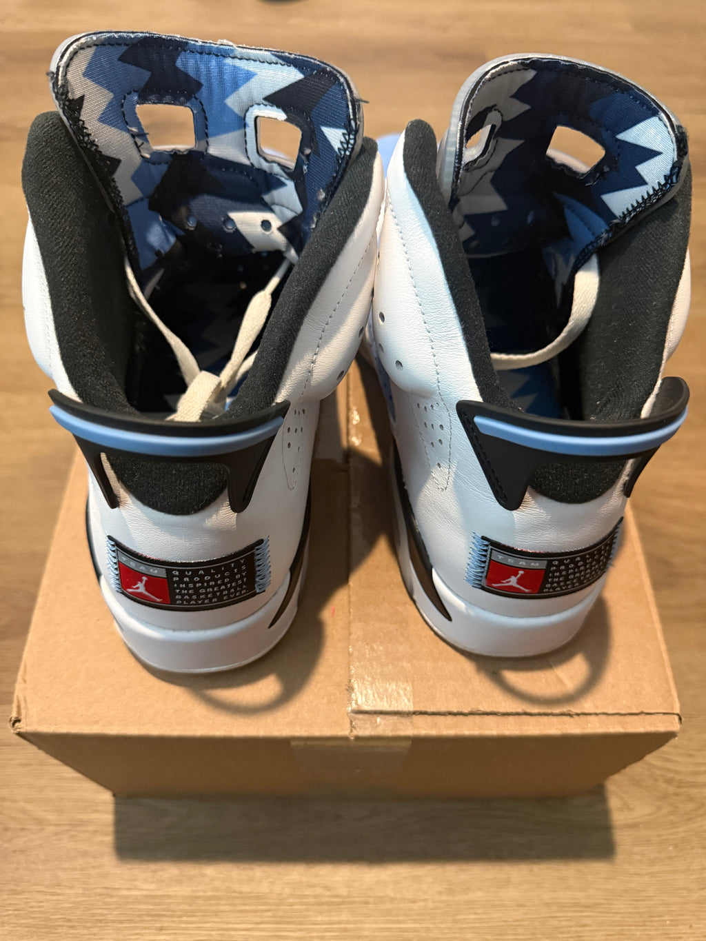 Jordan 6 Retro UNC White (Pre-Owned/No Box)