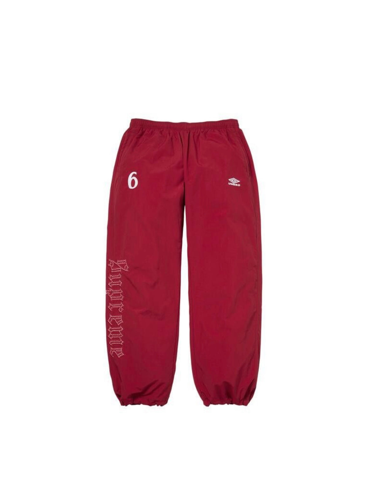Supreme / Umbro Rhinestone Track Pants Red