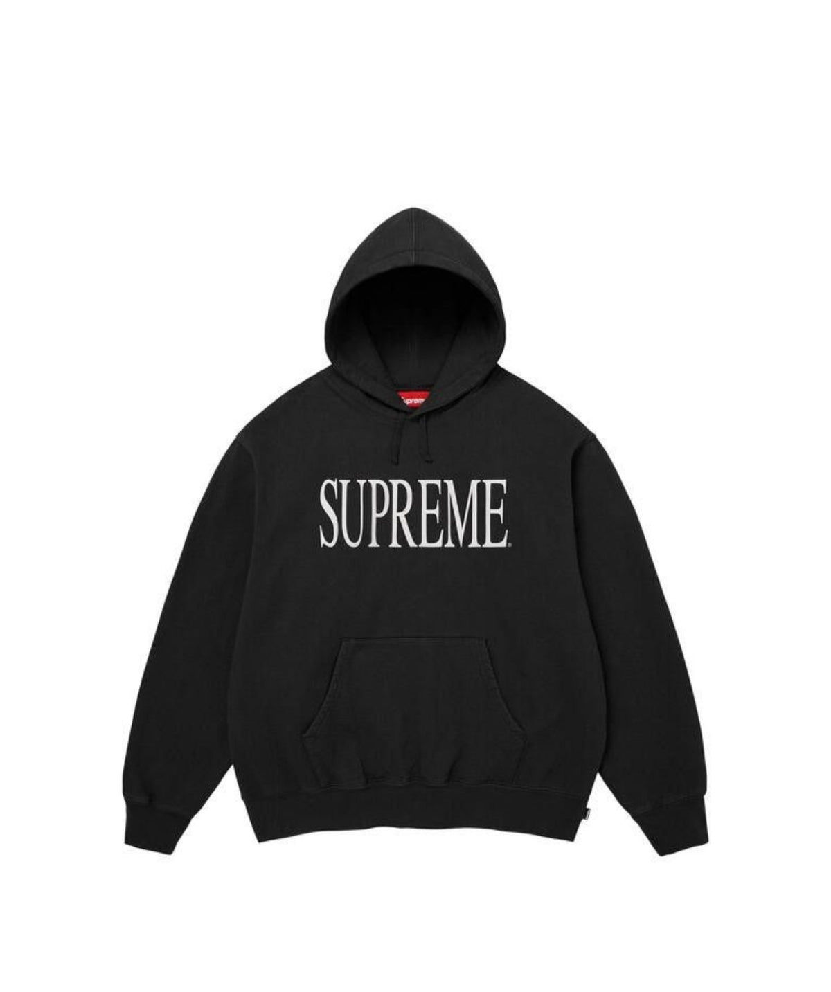 Supreme Black Capital hoodie