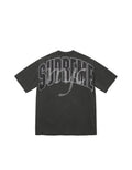 Supreme Rhinestone script S/S Black T-shirt