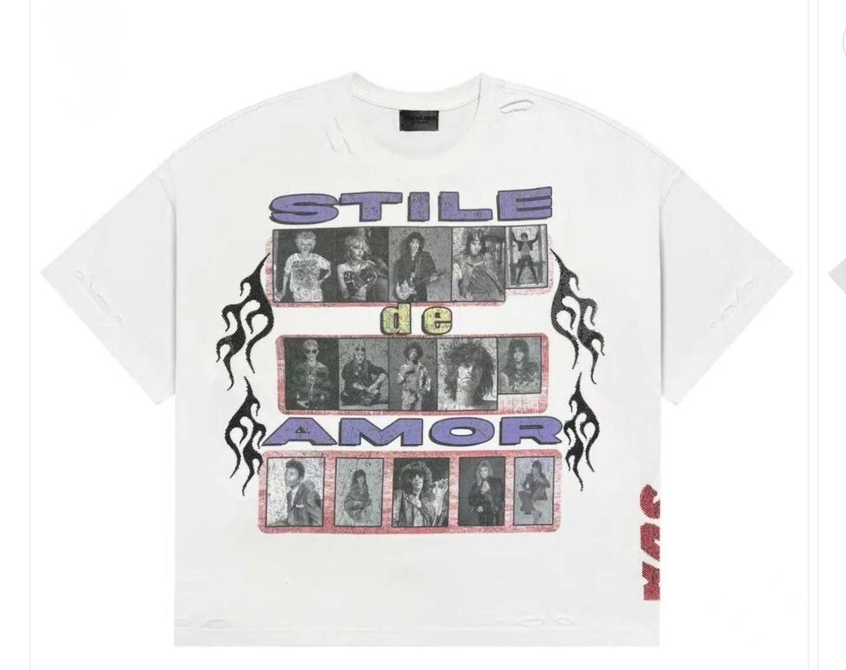 Stile De Amor Galleria Fiamme Rock T-shirt
