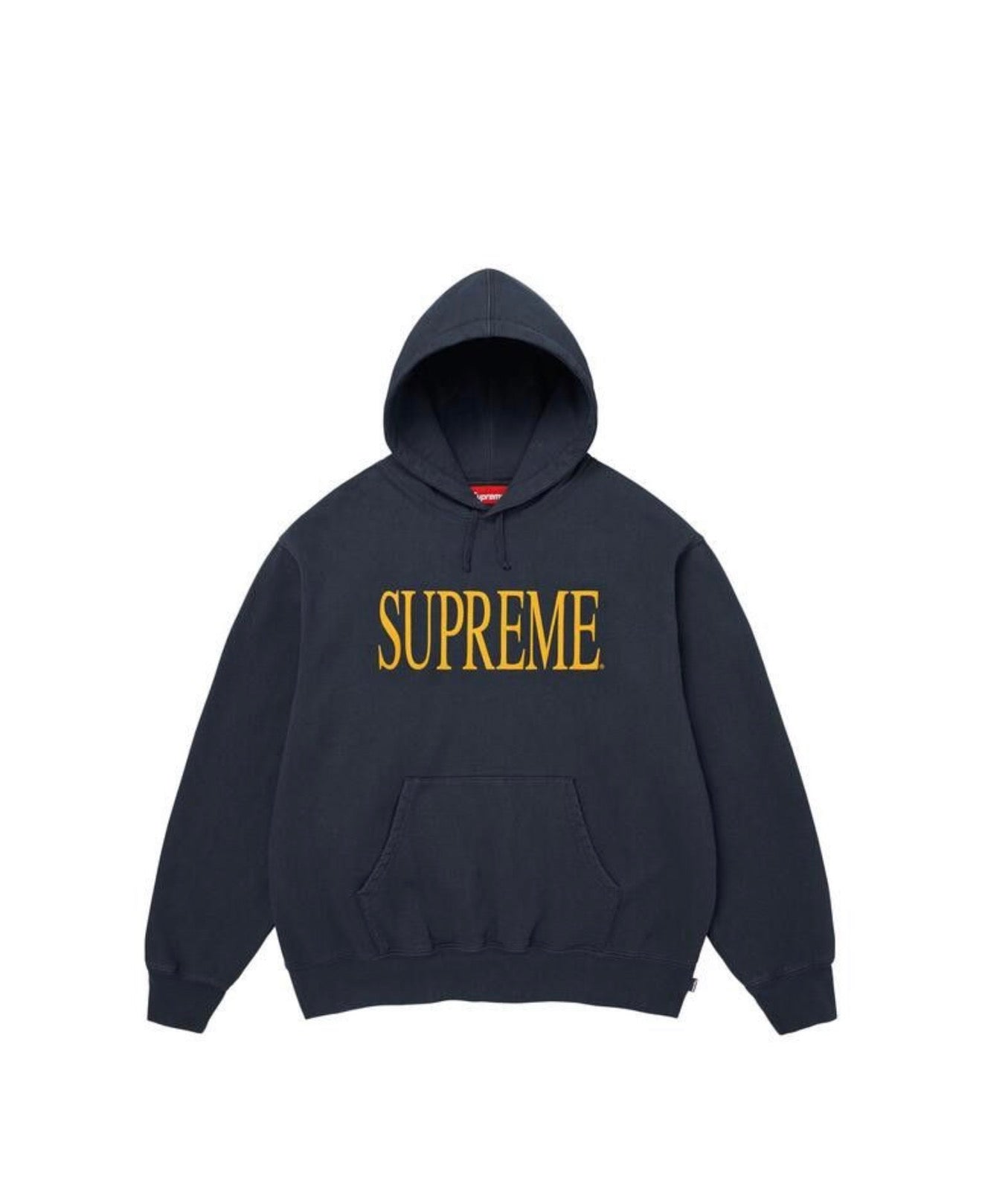 Supreme Navy Capital hoodie