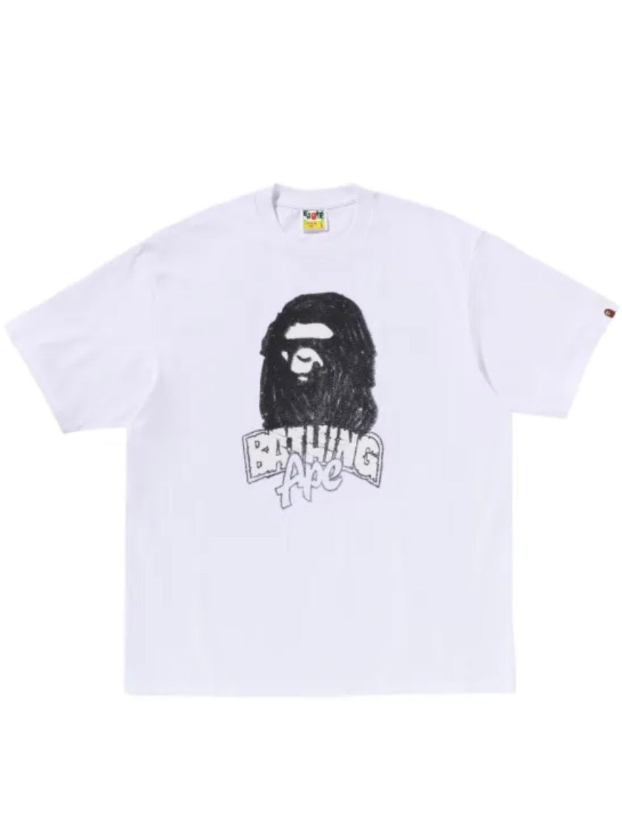 Bape Hand Drawn Ape Head T-shirt