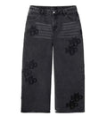 Hmdd Double Black Patch Jeans