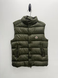 Moncler olive vest STEALS  (Pre-Owned)